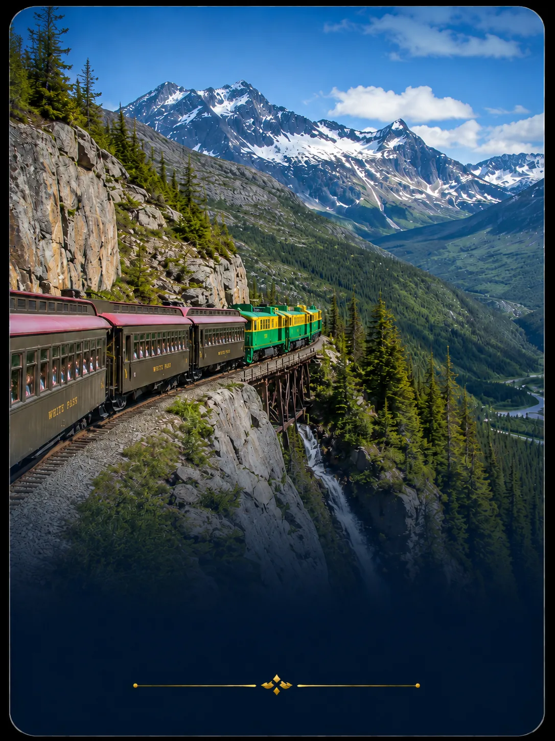 White Pass Scenic Railway en Skagway