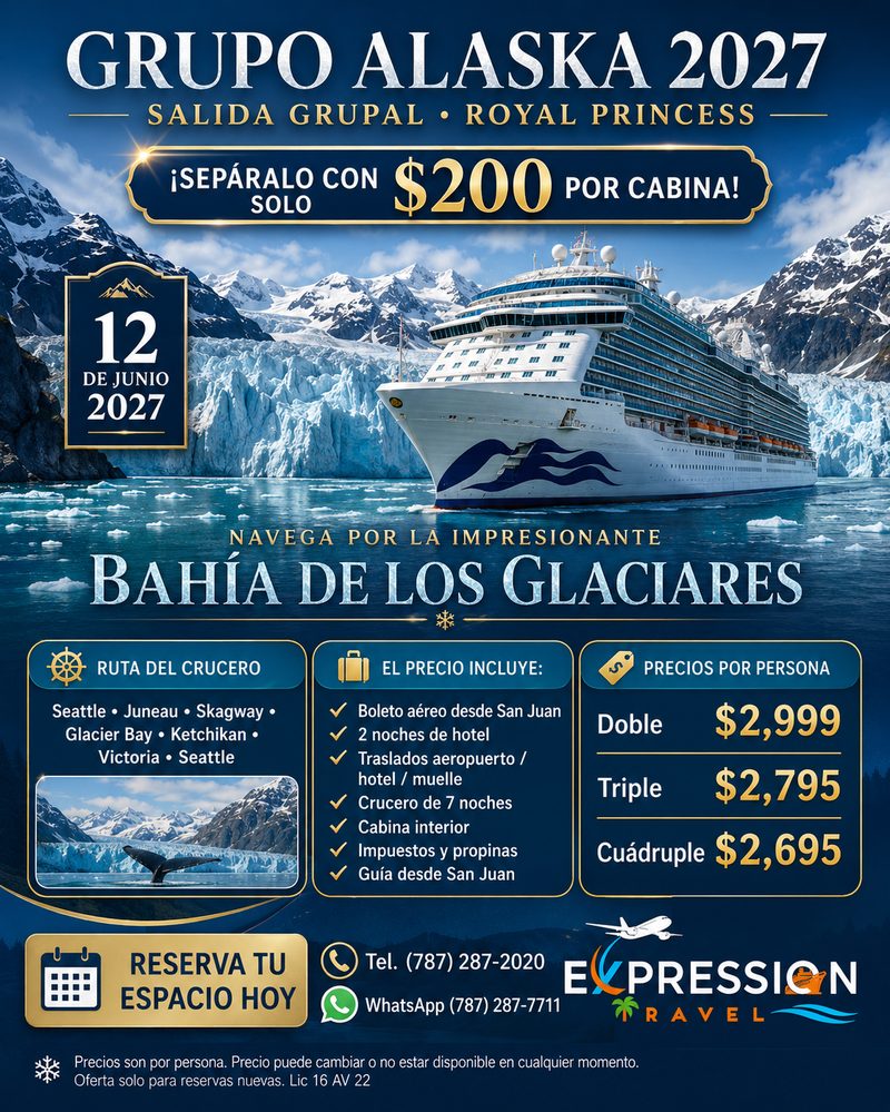 Alaska — Salida Grupal 2027